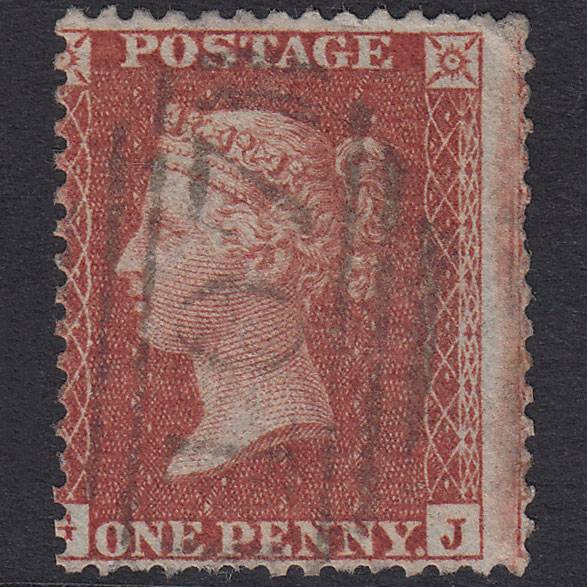 GB QV 1855 1d Red-Brown Plate 5 SG24-C3(1) GJ GU Bradford 107