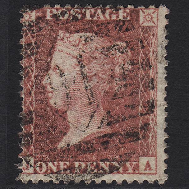 GB QV 1857 1d Rose-red (Plate 47) SG40-C10(1) JA GU London No.94