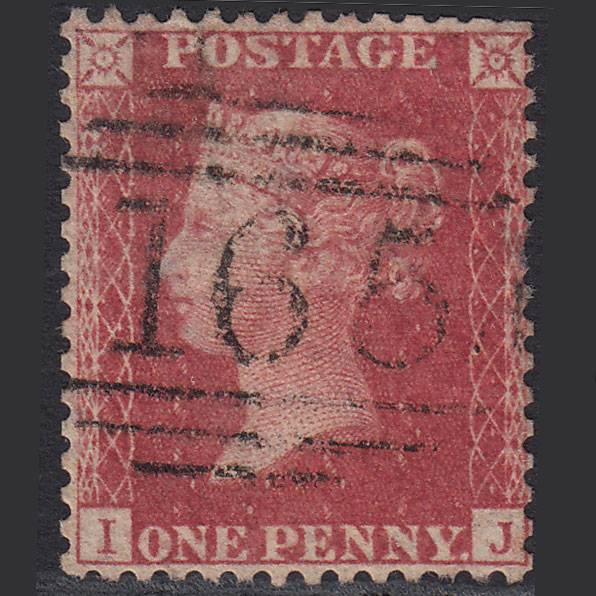 GB QV 1857 1d (Plate 62) SG40-C10(1) IJ GU Missing Imprimatur Carlisle 165