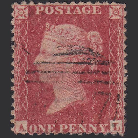 GB QV 1857 1d (Plate 36) SG40-C10(1) AL FU Miss Imprimatur Spoon Well Centred
