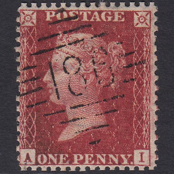 GB QV 1857 1d (Plate 56) SG41-C10(4) AI FU Missing Imprimatur Dublin 186