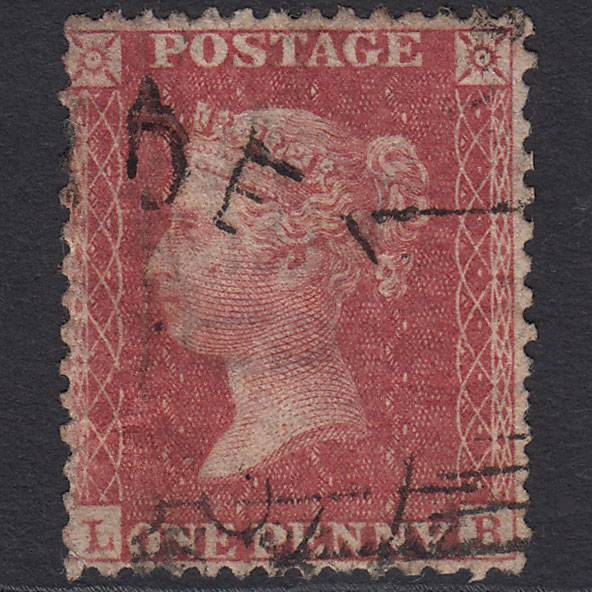 GB QV 1857 1d Rose-red (Plate 36) SG40-C10(1) LB GU Scotland