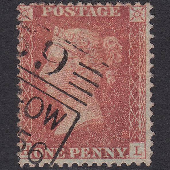 GB QV 1856 1d (Plate 29) SG29-C8(1) HL FU Glasgow 159 Madeleine Smith Cancel