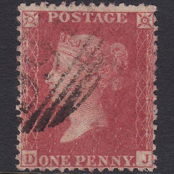 GB QV 1857 1d Rose-red (Plate 42) SG40-C10(1) DJ FU