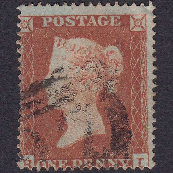GB QV 1854 1d Red-brown (Plate 162) SG17-C1(1) RI GU Bury ST Edmunds 97
