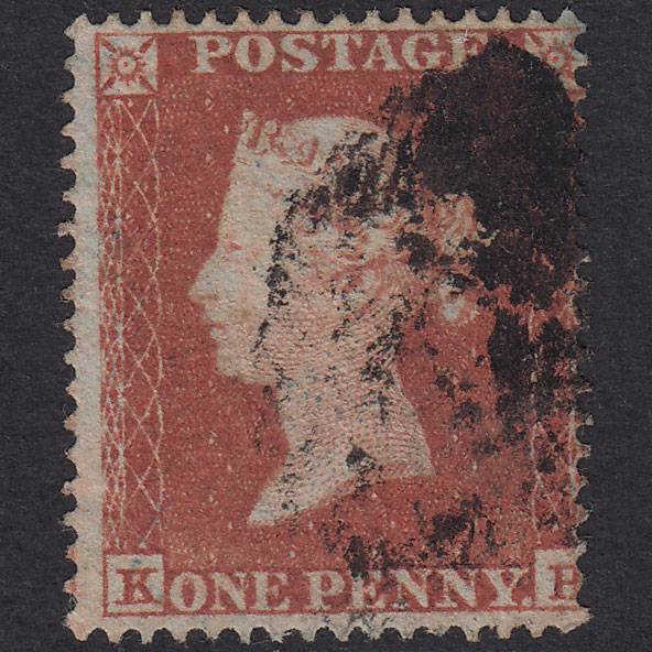 GB QV 1854 1d Red-Brown Plate 167 SG17-C1(1) KH FU