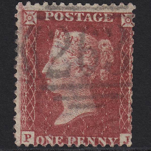 GB QV 1857 1d Rose-red (Plate 59) SG40-C10(1) PJ GU Dudley 263