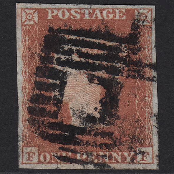 GB QV 1841 1d Red-brown (Plate 131) SG8-B2(1) FF GU Aberdeen 1 4 Margins