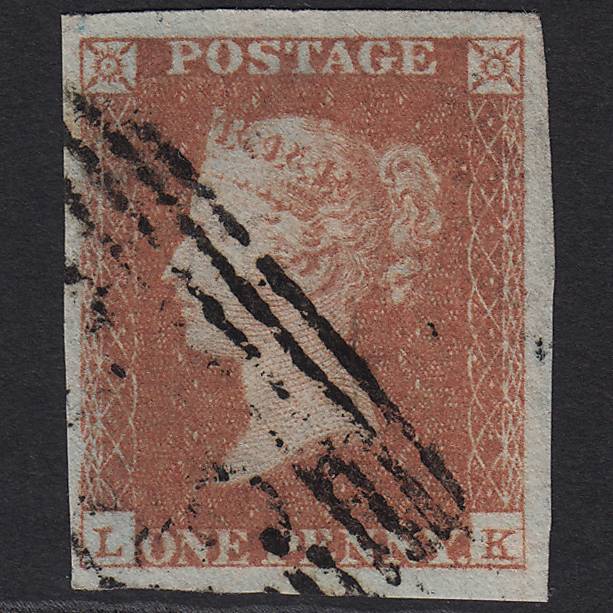 GB QV 1841 1d Red-brown (Plate 99) SG8-B1(1) LK FU in Scotland 4M Imperf