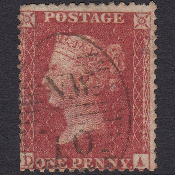 GB QV 1857 1d Rose-red (Plate 56) SG40-C10(1) DA GU London D&S NW10