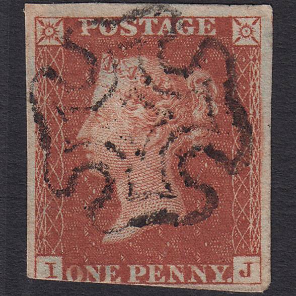 GB QV 1841 1d Red-brown (Plate 35) SG8-B1(1) IJ GU 3m Full Maltese Cross