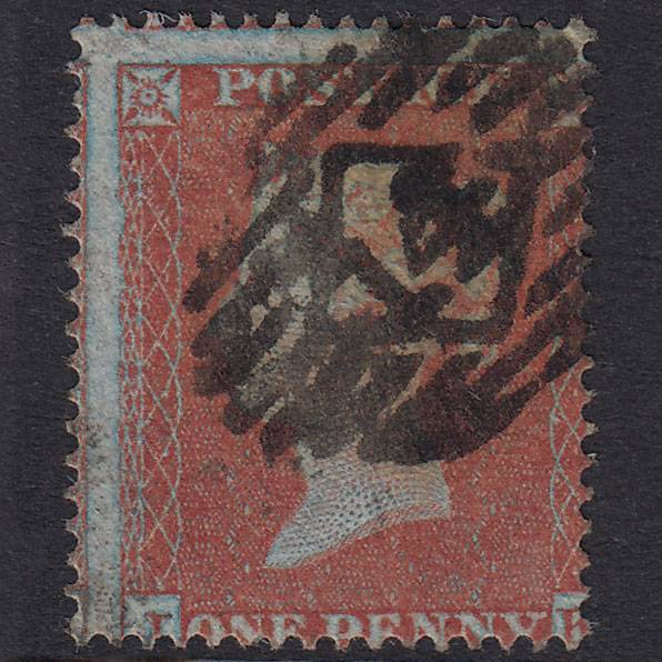 GB QV 1854 1d Plate R3 SG17-C1(1) IK GU Missing Imprimatur London IS 14