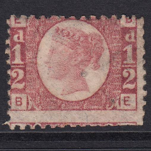 GB QV 1870 1/2d Rose-Red Plate 13 SG48-G4 BE GOOD M MINT