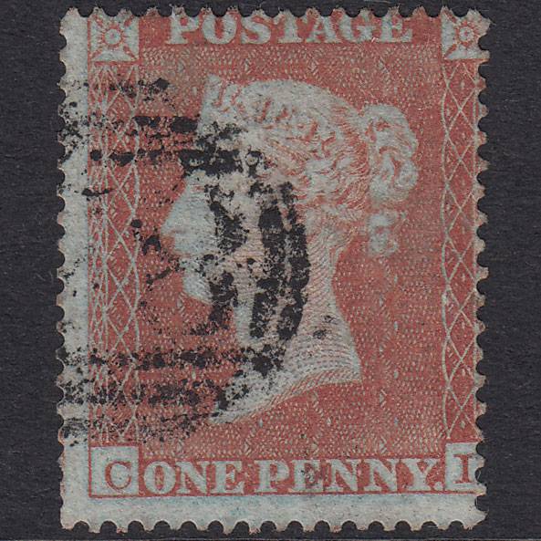 GB QV 1854 1d Yellow-Brown Plate 200 SG18-C1(2) CI GU