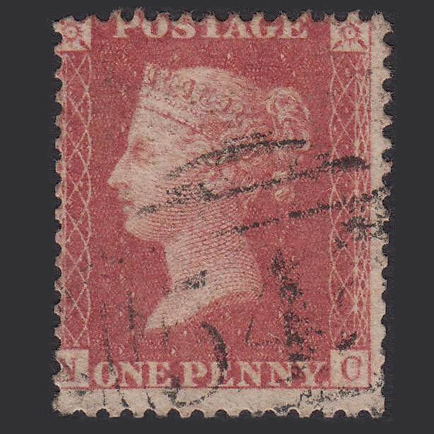 GB QV 1857 1d Rose-red (Plate 39) SG40-C10(1) NC GU