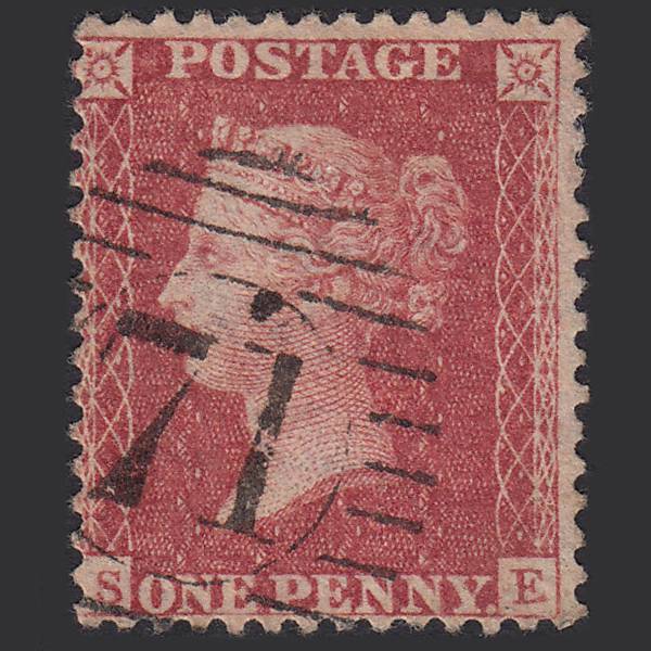 GB QV 1857 1d Rose-red (Plate 44) SG40-C10(1) SE FU London D&S 71