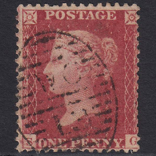 GB QV 1857 1d Rose-red (Plate 36) SG40-C10(1) SG GU London D&S WC13