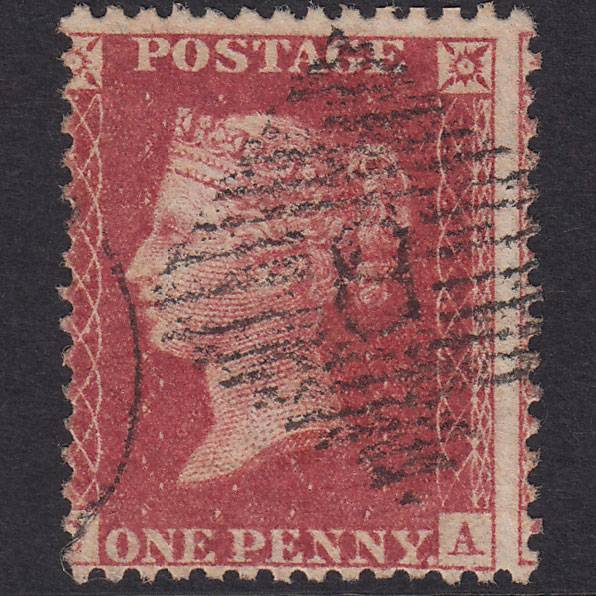 GB QV 1861 1d Rose-Red Plate 51 SG42-C12(3) CA FU Armagh 8 Misperf