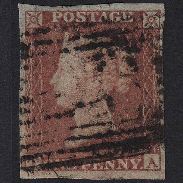 GB QV 1841 1d Red-brown (Plate 153) SG8-B2(1) TA GU in Scotland 4M Imperf