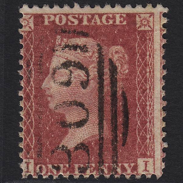 GB QV 1857 1d (Plate 36) SG41-C10(4) II FU Gateshead 309 Missing Imprimatur