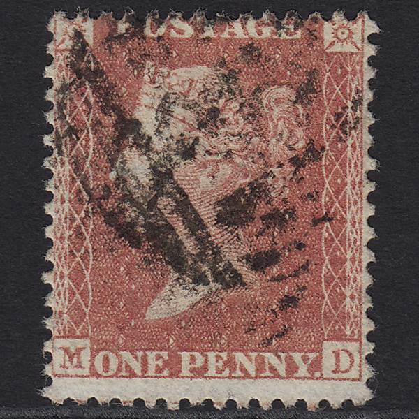 GB QV 1857 1d Rose-red (Plate 47) SG40-C10(1) MD GU