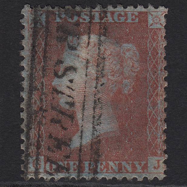 GB QV 1856 C8(6) Deep Claret (Plate 26) GU Hanover ST Scots Local