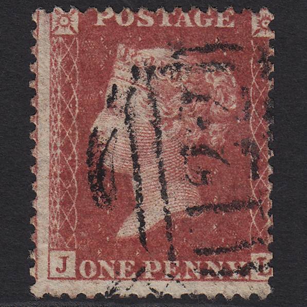 GB QV 1857 1d (Plate 63) SG40-C10(1) JL FU Bridgnorth 122 Spoon Missing Imprim