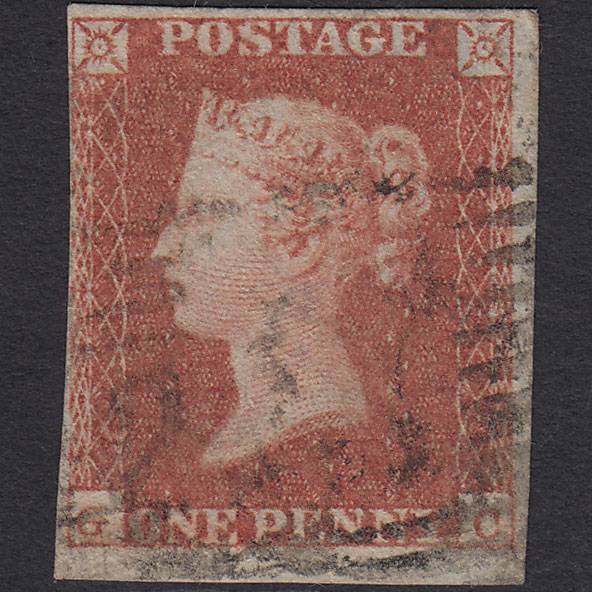 GB QV 1841 1d Red-brown (Plate 99) SG8-B1(1) GC GU 4 Margins Scotland