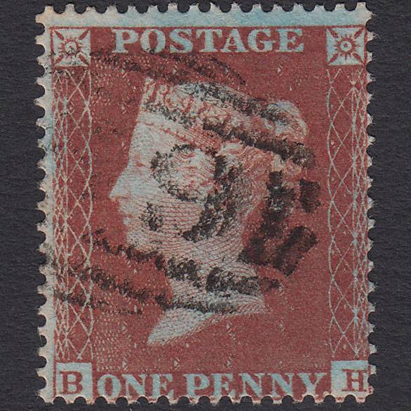 GB QV 1854 1d Red-brown (Plate 181) SG17-C1(1) BH FU