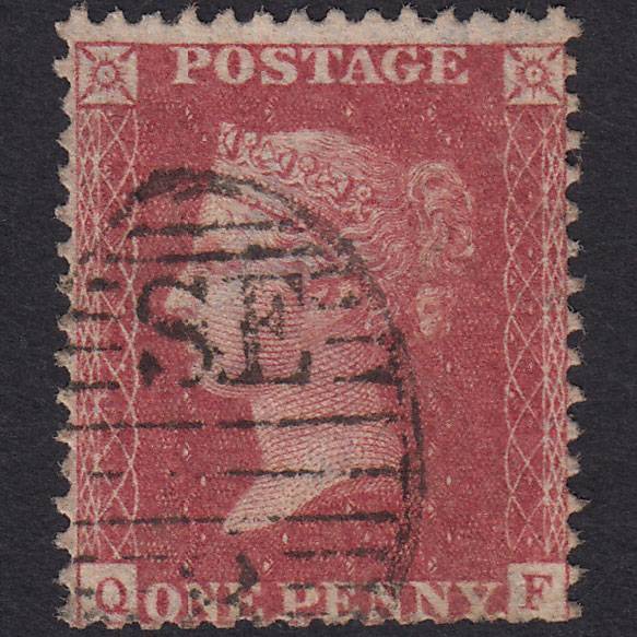 GB QV 1857 1d Rose-red (Plate 48) SG40-C10(1) QF GU London D&S SE8