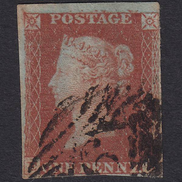 GB QV 1841 1d Plate 61 SG8-B1(1) Re-Entry EK GU Nr 4M London IS 6