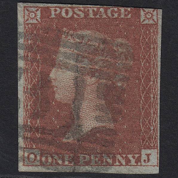 QV 1841 1d Red-brown (Plate 157) SG8-B2(1) OJ GU Edinburgh 131
