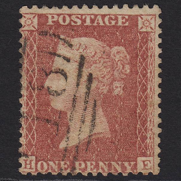 GB QV 1857 1d Rose-red (Plate 59) SG40-C10(1) HE GU