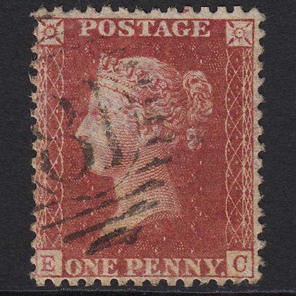 GB QV 1857 1d Rose-red (Plate 48) SG40-C10(1) EI GU London D&S 81