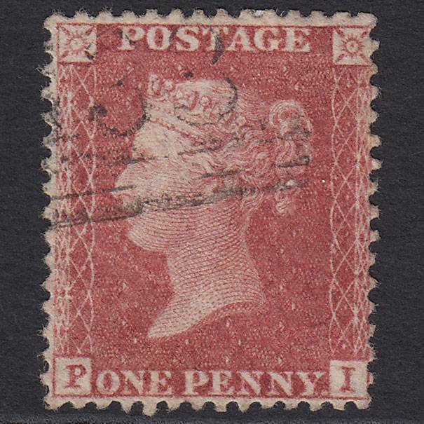 GB QV 1857 1d Rose-red (Plate 57) SG40-C10(1) PI GU Elgin 133
