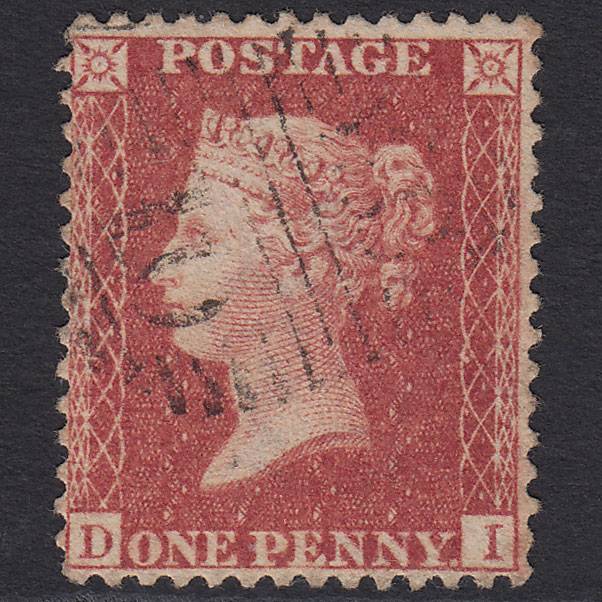 GB QV 1857 1d (Plate 42) SG40-C10(1) DI VFU London D&S WC10 Well Centred