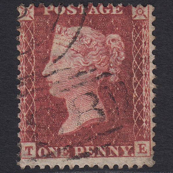GB QV 1857 1d Deep Rose-red (Plate 36) SG41-C10(4) TE GU