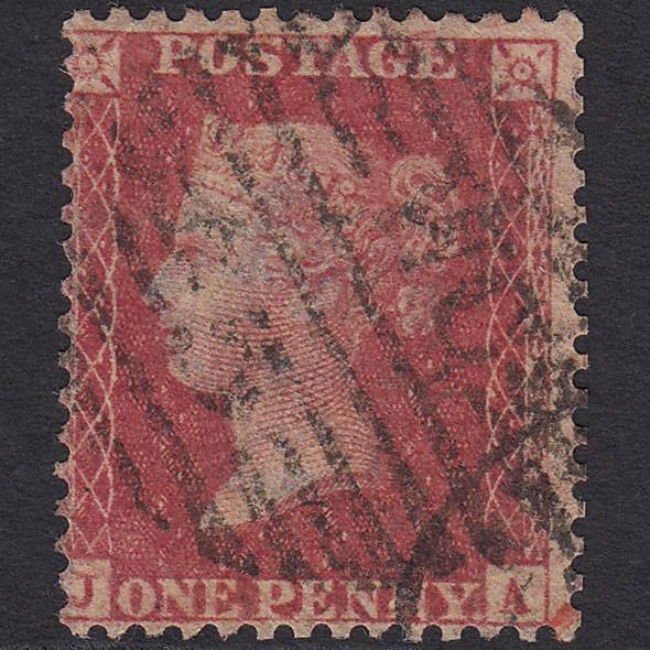 GB QV 1857 1d Rose-red (Plate 60) SG40-C10(1) JA GU London D&S WC5