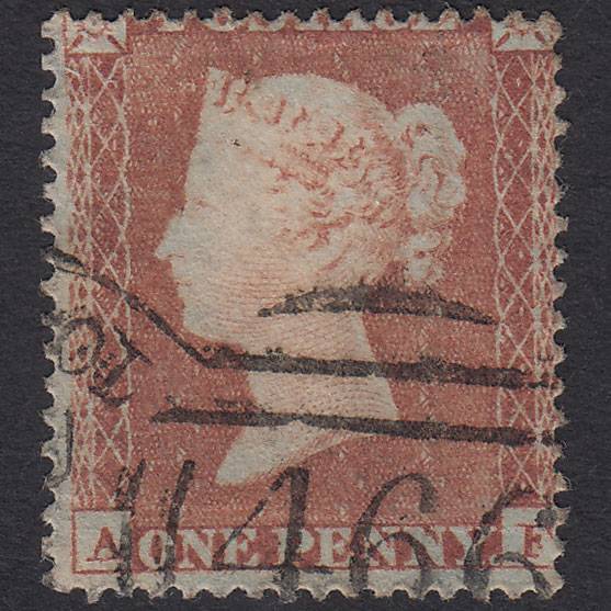 GB QV 1854 1d (Plate 179) SG17-C1(1) AF FU Miss Imprimatur Liverpool 466 Spoon