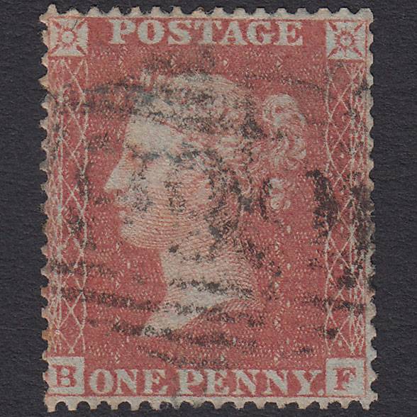 GB QV 1855 1d (Plate 8) SG21-C4(1) BF GU Ryde Iow 666 Very Well Centred