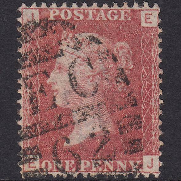 GB QV 1864 1d Rose-red (Plate 147) SG43-G1(1) EJ FU London D&S EC62