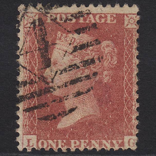 GB QV 1857 1d Rose-red (Plate 47) SG40-C10(1) LG GU London IS 4