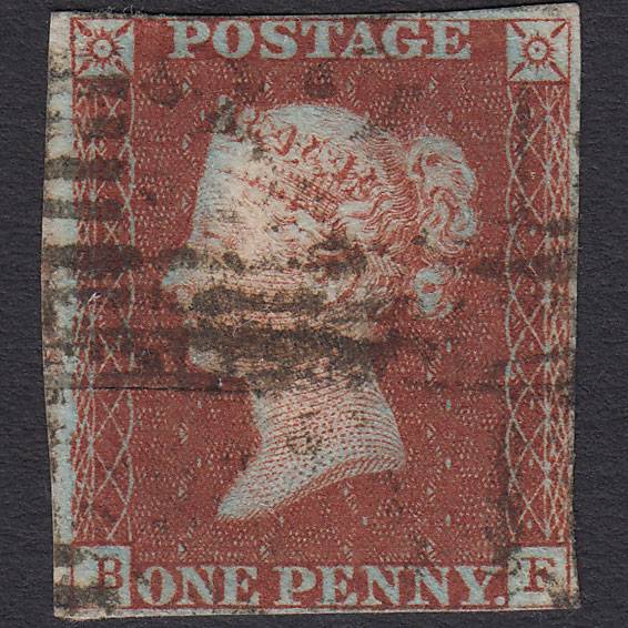 GB QV 1841 1d Red-brown (Plate 32) SG8-B1(1) BF GU 4M Scotland Late Usage