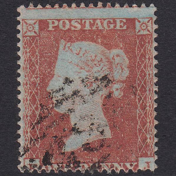 GB QV 1854 1d Red-Brown SG17-C1(1) ?J GU