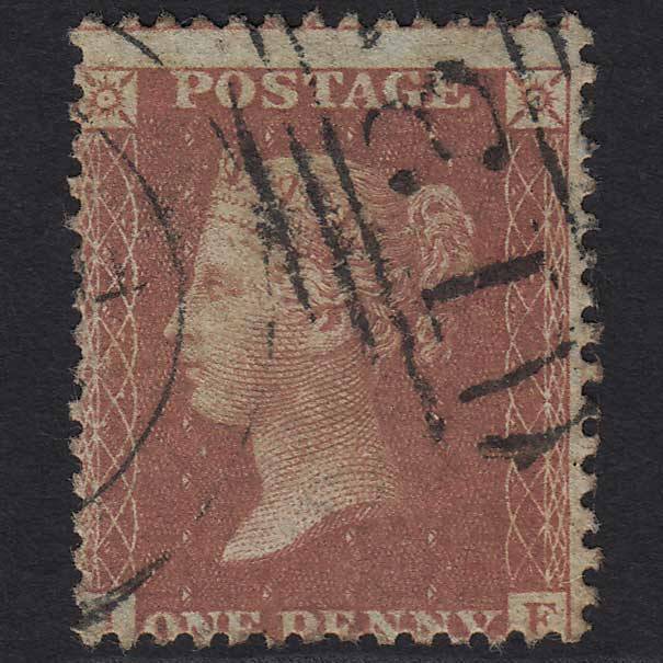 GB QV 1856 1d Red-brown SG29-C8(1) IF GU