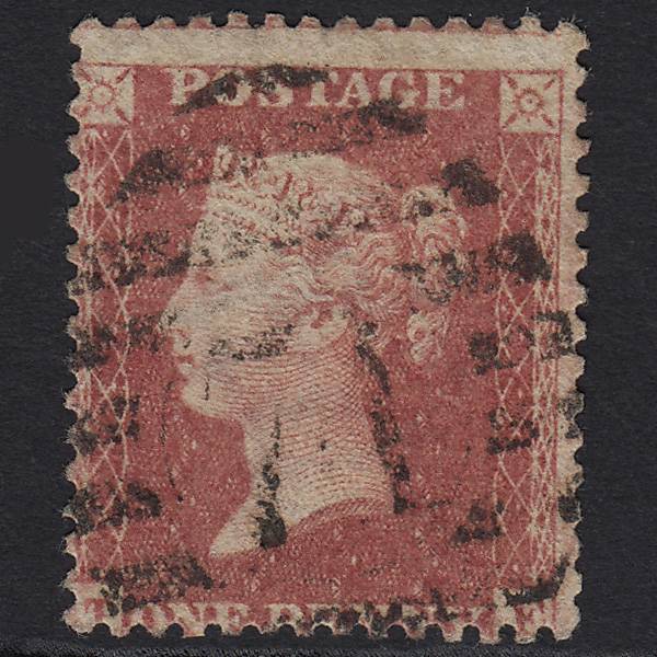 GB QV 1857 1d Rose-red (Plate 60) SG40-C10(1) TE GU London D&S 71