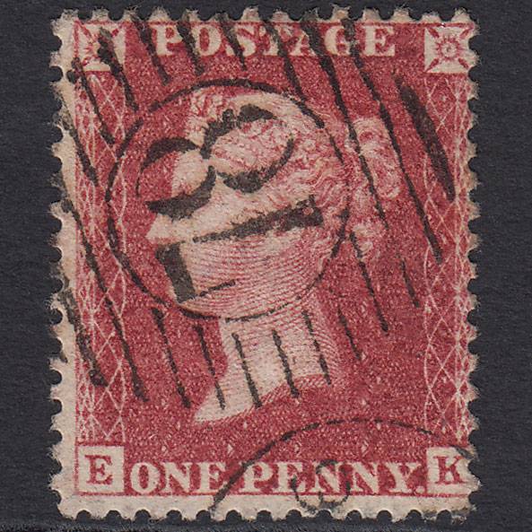 GB QV 1857 1d Deep Rose-red (Plate 47) SG41-C10(4) EK FU London D&S 78