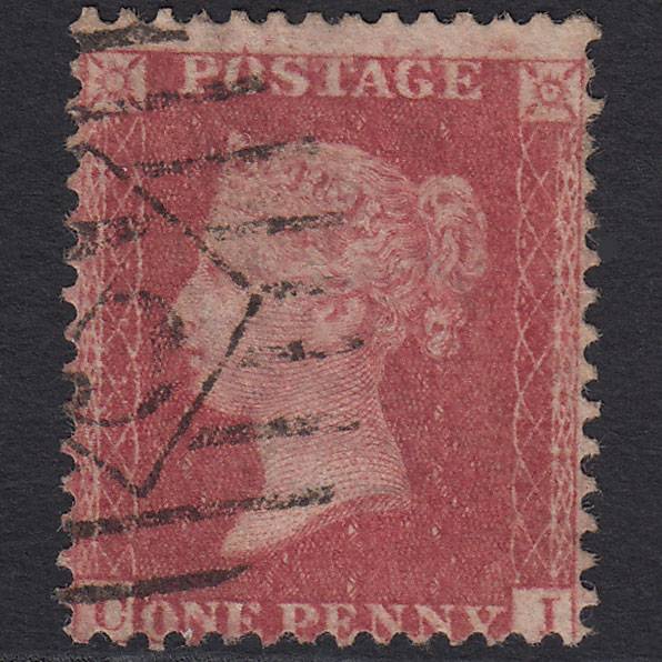 GB QV 1857 1d Rose-red (Plate 59) SG40-C10(1) CI FU London IS 3