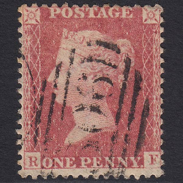 GB QV 1857 1d Rose-red (Plate 34) SG40-C10(1) RF GU