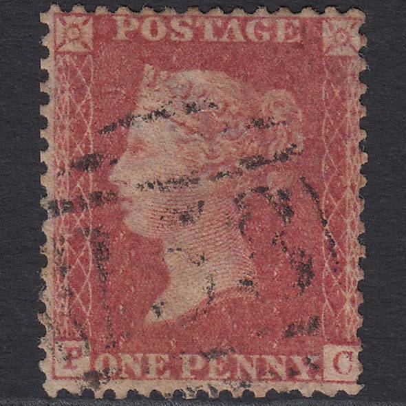 GB QV 1857 1d Rose-red (Plate 47) SG40-C10(1) PC GU